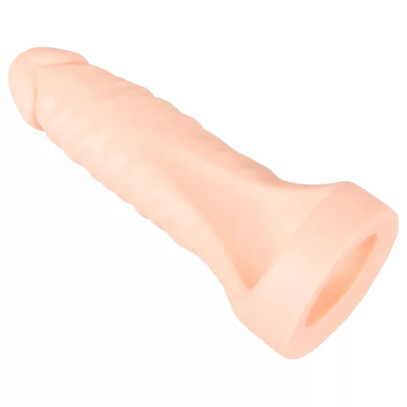 Realistixxx - dildo realístico duplo com anel peniano - cor natural