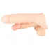 Realistixxx - dildo realístico duplo com anel peniano - cor natural
