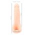 Realistixxx Double F - Dildo Realista com Anel Peniano (cor de pele)