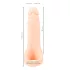 Realistixxx - dildo realístico duplo com anel peniano - cor natural