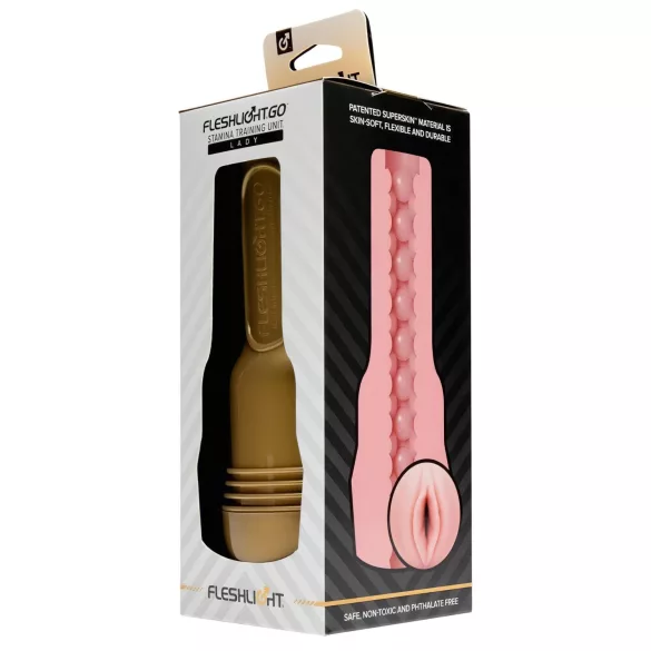 Fleshlight GO Stamina Training Unit Lady - vagina compacta (rosa)