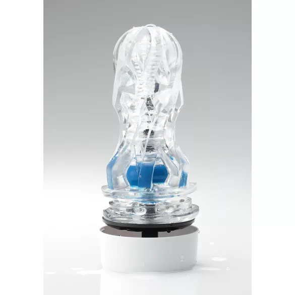 TENGA Aero - masturbador masculino boca sucção forte - branco/azul