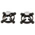 Bad Kitty - Joia de Mamilos com Strass - Preto