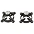 Bad Kitty - joia para mamilos com strass - preta