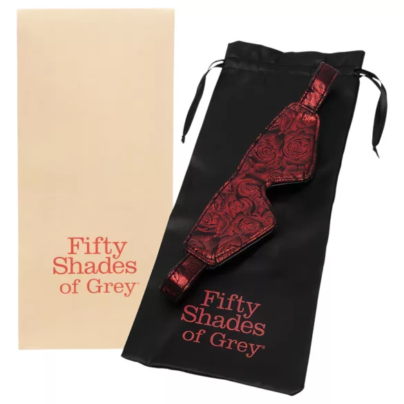 Fifty Shades of Grey - máscara para os olhos erótica - preto/vermelho