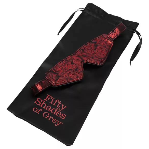 Fifty Shades of Grey - máscara para os olhos erótica - preto/vermelho