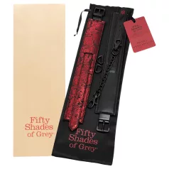   Fifty Shades of Grey - algemas para tornozelo - preto/vermelho
