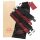 Conjunto de algemas - 50 tons de cinza (preto e vermelho)