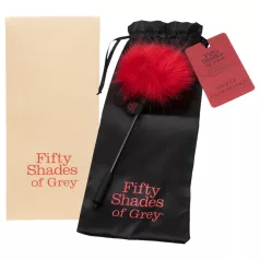   Fifty Shades of Grey - chicote massageador - couro preto/vermelho