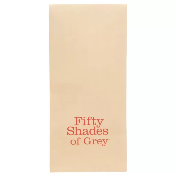 Fifty Shades of Grey - chicote massageador - couro preto/vermelho