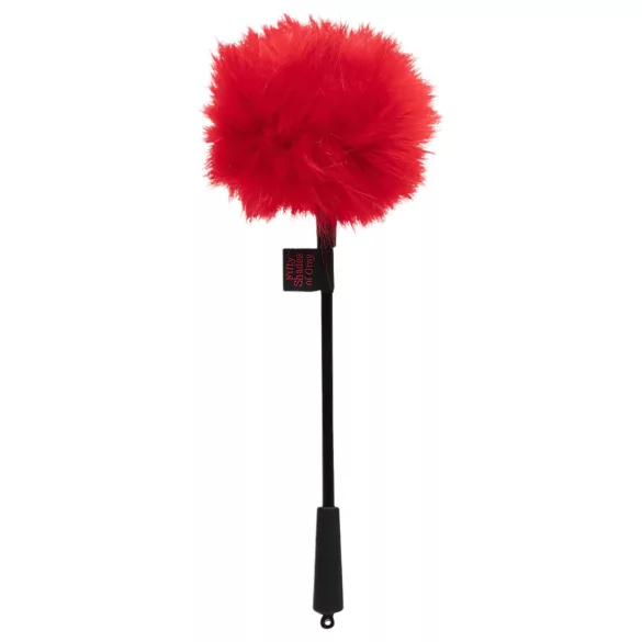 Fifty Shades of Grey - chicote massageador - couro preto/vermelho
