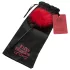Fifty Shades of Grey - chicote massageador - couro preto/vermelho