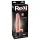 Real Feel Deluxe No.7 - vibrador realístico com escroto - cor natural