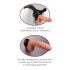 Real Feel Deluxe Nº9 - vibrador realístico com herés