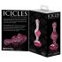 Icicles Nº 75 - Plug Anal de Vidro Coração (Rosa)
