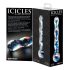 Icicles No. 08 - ondulado, duplo, dildo de vidro (transparente-azul)