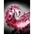 Icicles Nº 24 - Dildo de Vidro com Textura para Estimulação (Rosa)