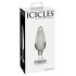 Icicles No. 26 - plug anal cônico de vidro (transparente)