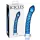 Icicles No. 29 - dildo de vidro espiral para pénis - azul