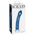Icicles Nº 29 - Dildo de Vidro Espiral para Pênis (Azul)