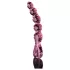 Icicles No. 43 - dildo de vidro com contas e coração - rosa