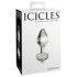 Icicles No. 44 - Plug Anal Cônico de Vidro (Transparente)