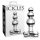 Icicles Nº 47 - Plug Anal de Vidro com Três Pérolas (Transparente)