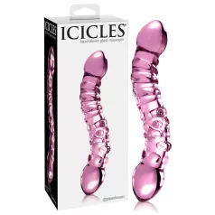 Icicles No. 55 - dildo duplo vidro G-ponto - rosa