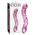 Icicles No. 55 - Dildo de Vidro Dupla Ponta G-Spot (Rosa)