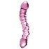 Icicles No. 55 - Dildo de Vidro Dupla Ponta G-Spot (Rosa)