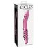 Icicles No. 57 - Dildo de Vidro Duplo em Forma de Pênis (Rosa)
