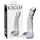 Icicles No. 61 - dildo de vidro com testículos e pênis - transparente