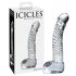 Icicles Nº 61 - Dildo de Vidro com Pênis (Transparente)
