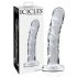 Icicles Nº 62 - Dildo de Vidro com Formato de Pênis (Transparente)