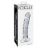 Icicles Nº 62 - Dildo de Vidro com Formato de Pênis (Transparente)