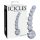 Icicles No. 66 - Curvado e Esférico Dildo de Vidro (Transparente)