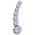 Icicles No. 66 - Curvado e Esférico Dildo de Vidro (Transparente)