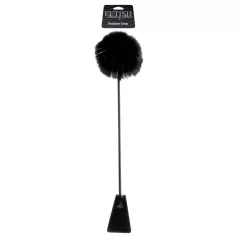 Fetish Fantasy - chicote e pluma estimuladora - preto