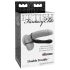 Duplo Prazer Fetiche – Dildo com anel peniano preto