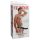 Fetiche Strap-On 8 - vibrador oco ajustável (preto)