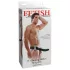 Pipedream Fetish Strap-On 8 - arnês com vibrador oco, ajustável (preto)