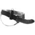 Fetiche Strap-On 8 - vibrador oco ajustável (preto)