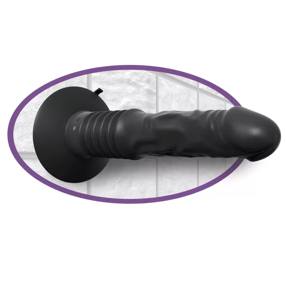 Analfantasy - vibrador anal recarregável - silicone preto