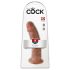 King Cock 9 - Dildo Realista com Ventosa (23cm) - Tom Escuro
