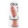 King Cock 10" - Dildo com ventosa (25cm) - Natural