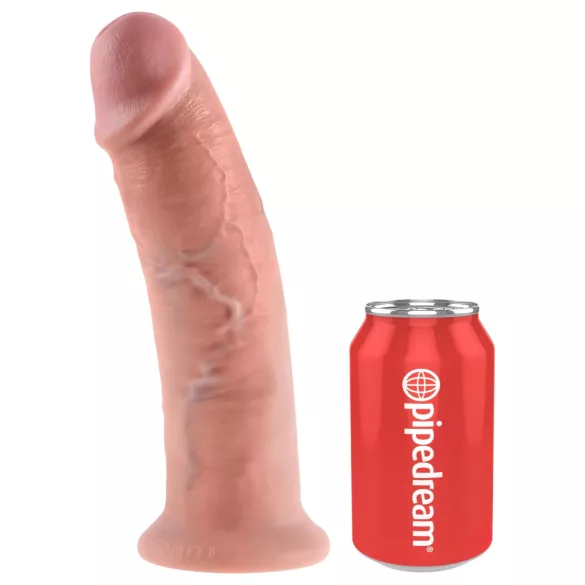 King Cock - dildo realistico com ventosa grande 25cm - cor pele
