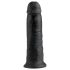 King Cock 10 - Dildo com Ventosa (25cm) - Preto