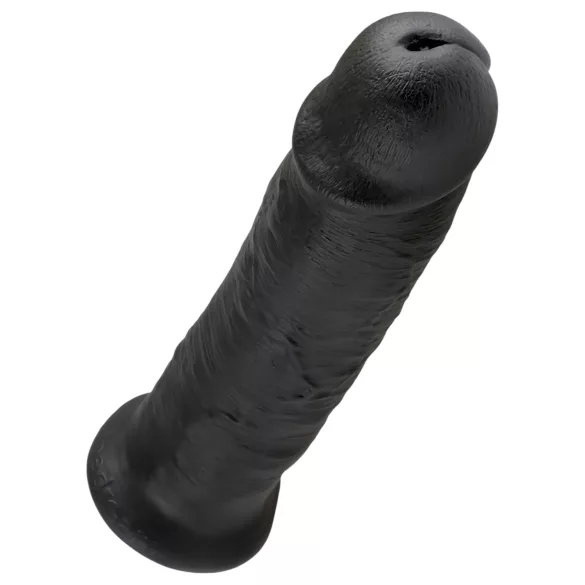 King Cock - dildo com ventosa - 25cm - preto