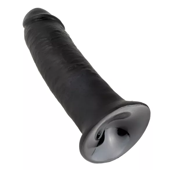 King Cock - dildo com ventosa - 25cm - preto