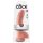 King Cock 9 - Dildo com ventosa e testículos (23 cm) - cor natural